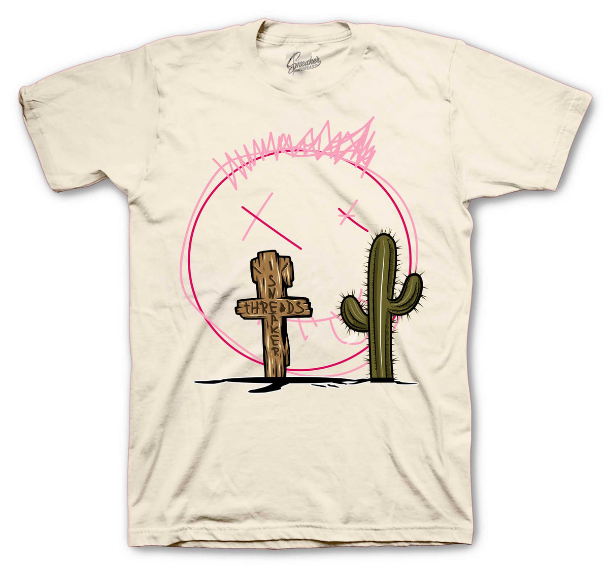 Retro 1 Travis Scott Tropical Pink ST Cactus Shirt