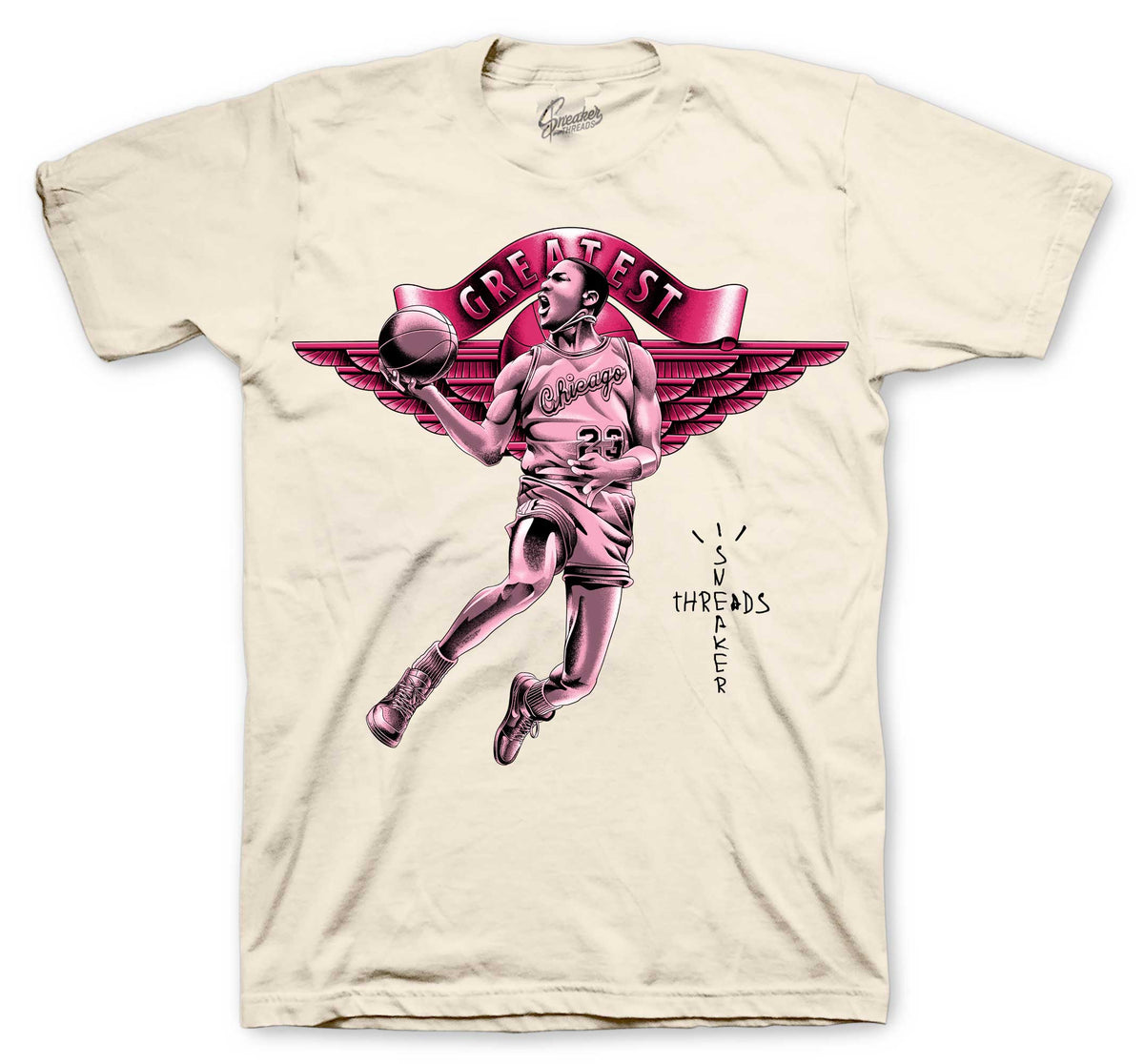 Retro 1 Travis Scott Tropical Pink Greatest Shirt