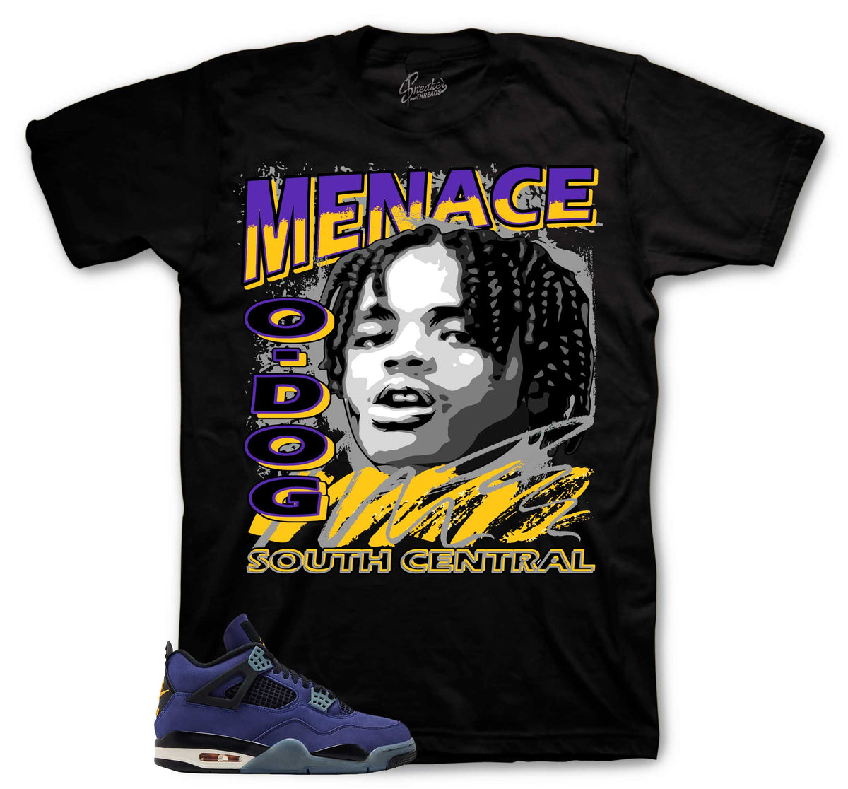 Retro 4 Imperial Purple Nineties Shirt
