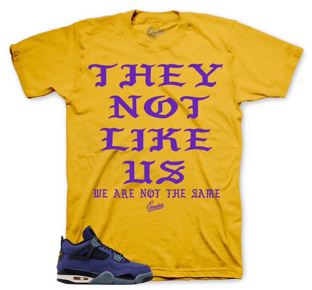 Retro 4 Imperial Purple Not Like Us Shirt
