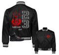 Retro 6 BIN 23 Crest Satin Jacket