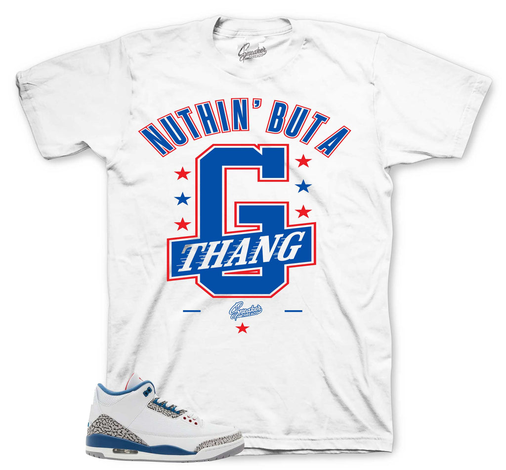Retro 3 True Blue G Thang Shirt