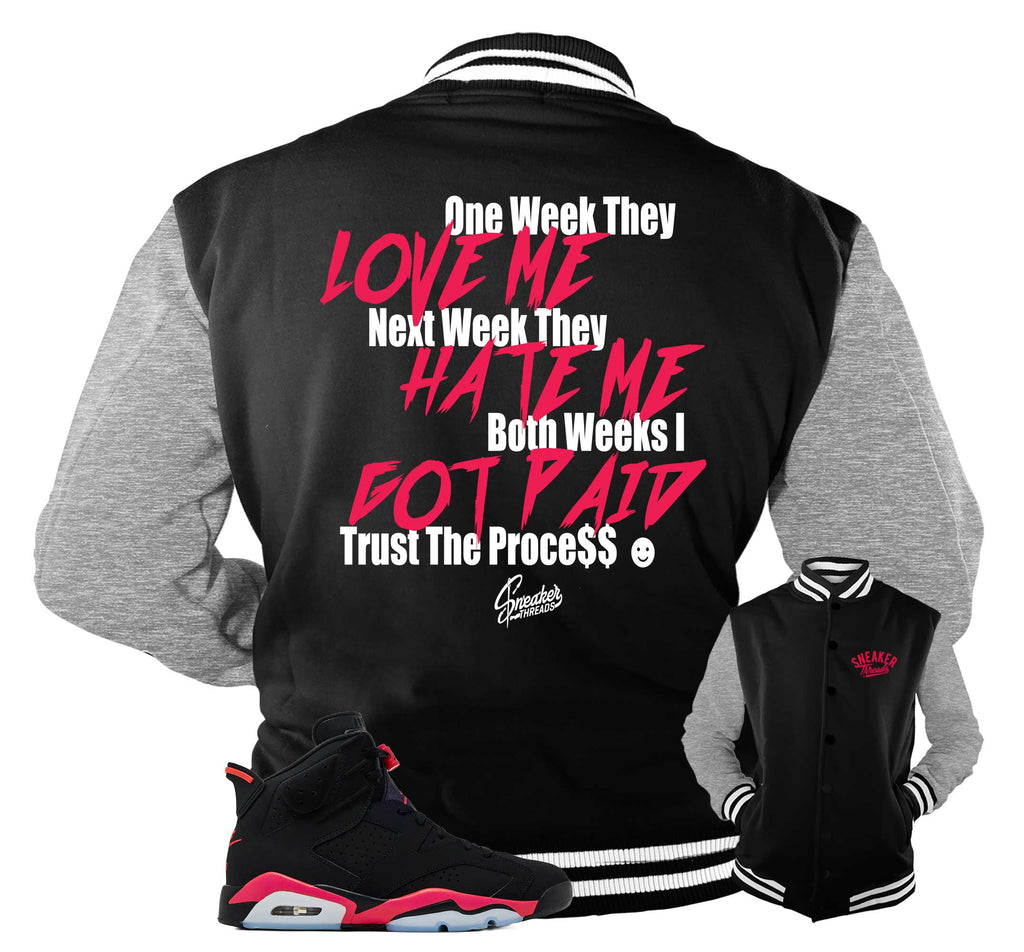Retro 6 Infrared Trust The Proocess Jacket