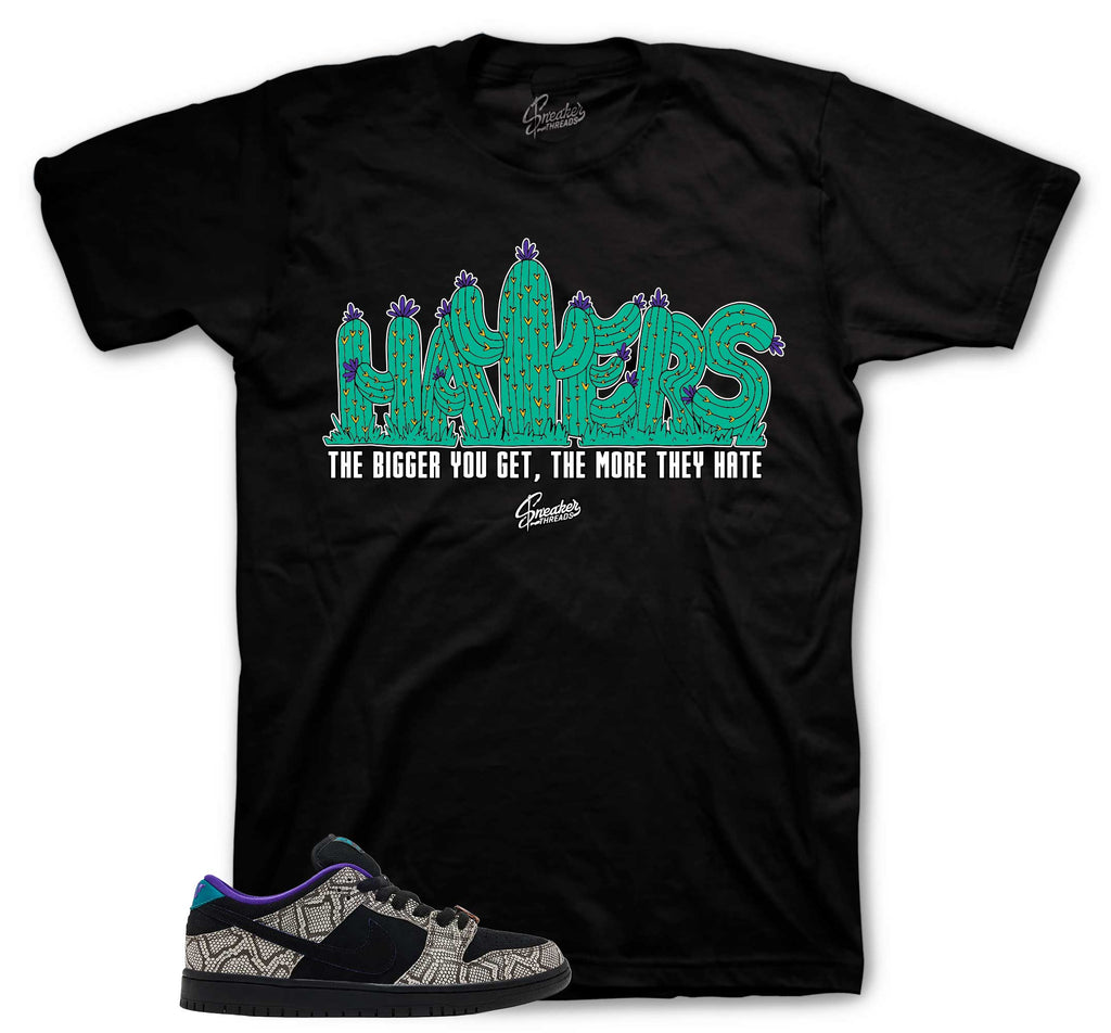 Dunk SB Low Copperhead Haters Shirt