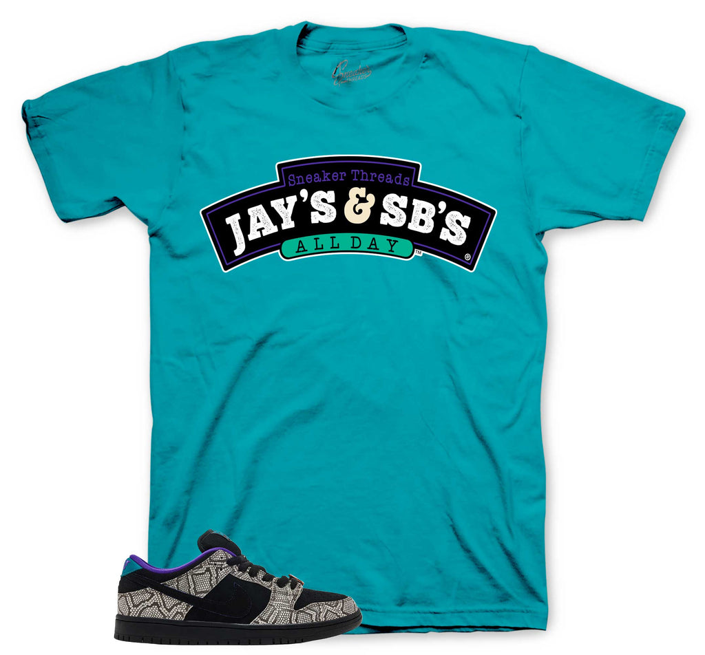 Dunk SB Low Copperhead Jays & SBs Shirt