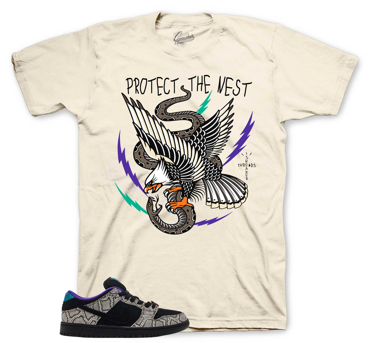 Dunk SB Low Copperhead Protect The Nest Shirt