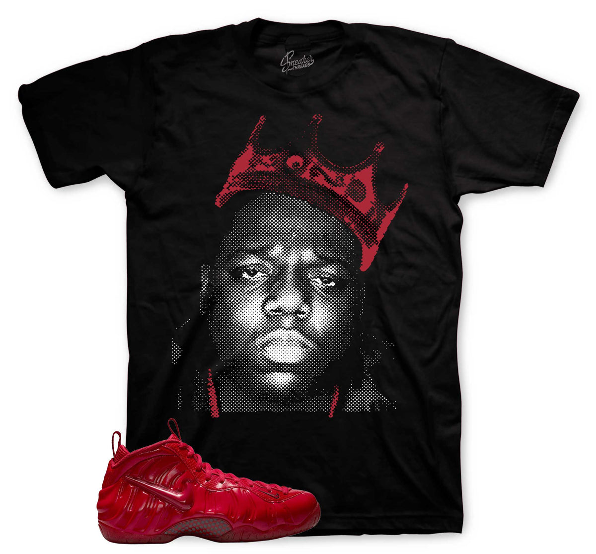 Foamposite Pro Gym Red Crown Shirt
