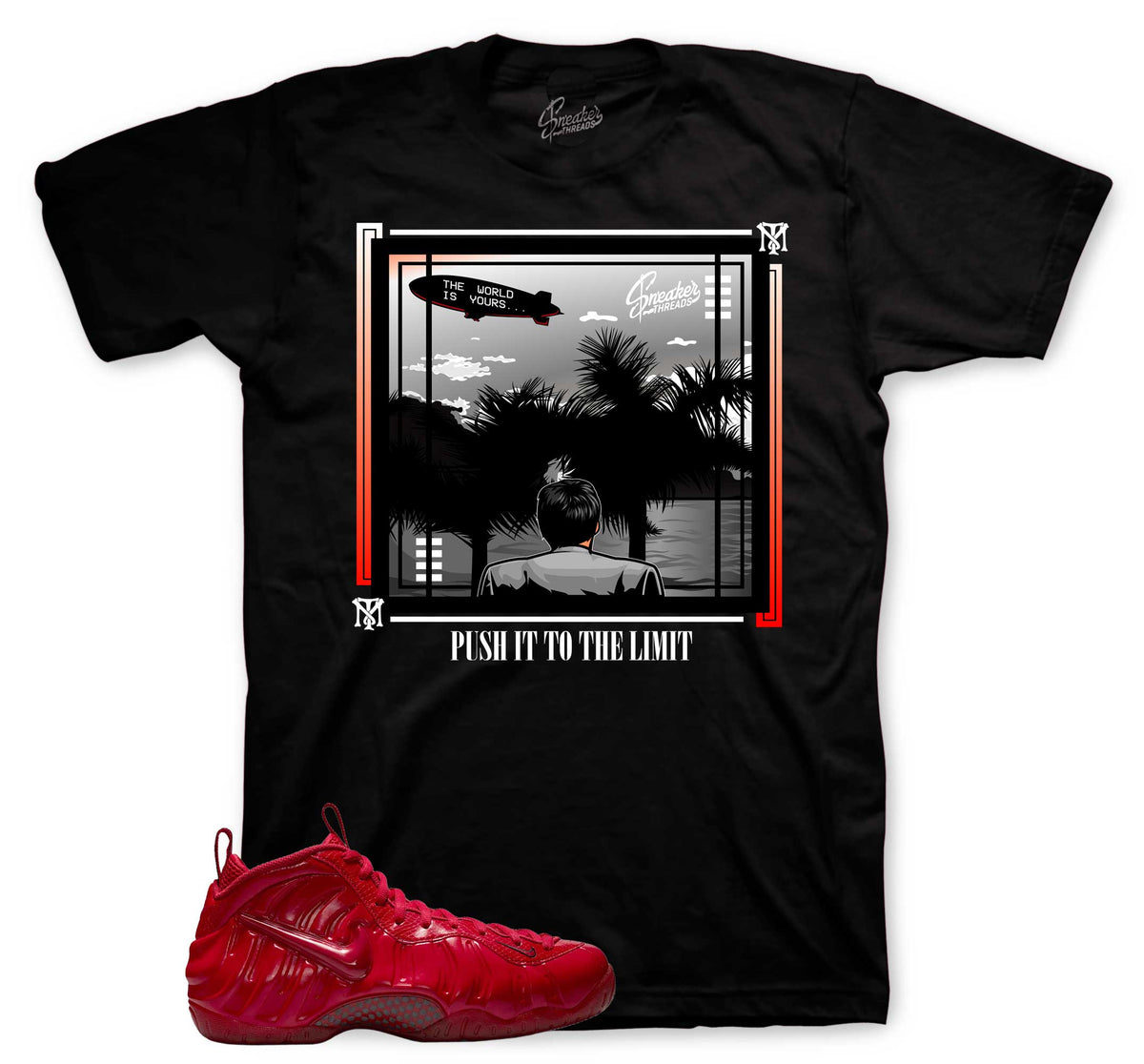 Foamposite Pro Gym Red World Shirt