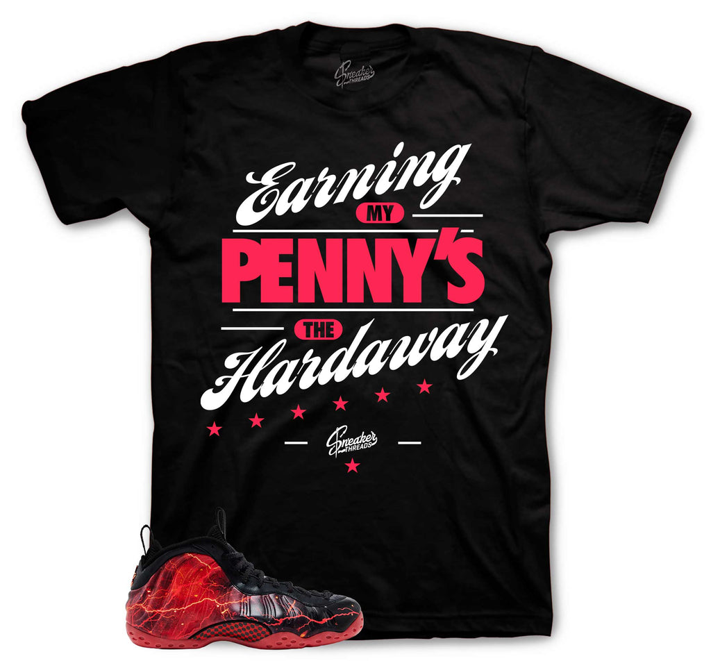 Foamposite Stranger Earning Pennys Shirt