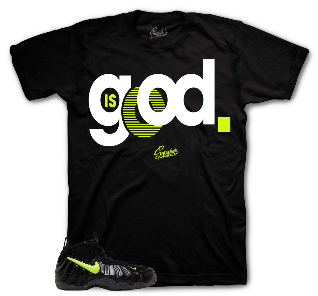 Foamposite Volt God is Good Shirt
