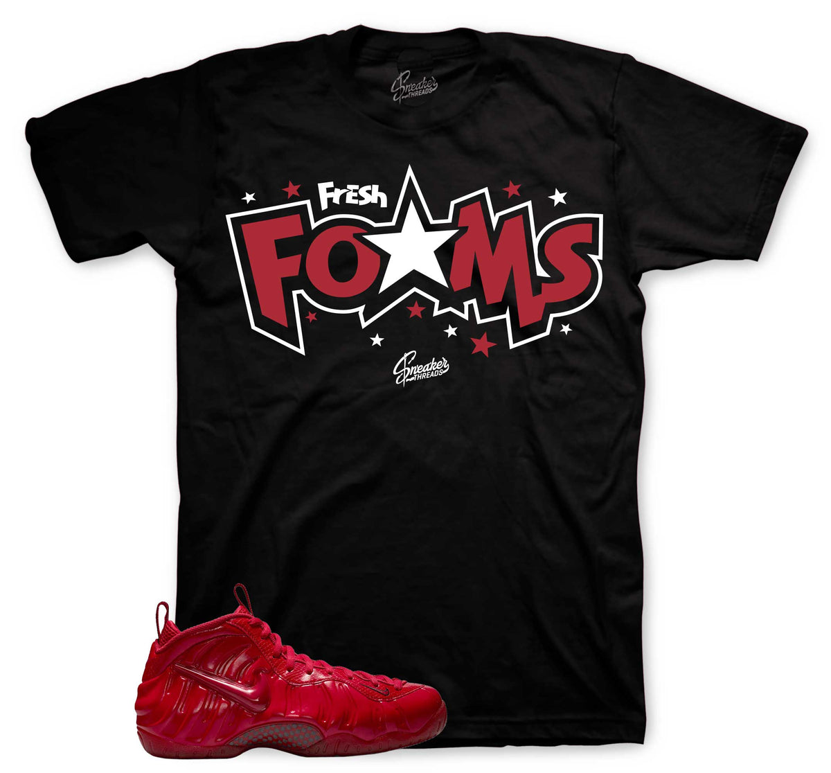Foamposite Pro Gym Red Fresh Foams Shirt