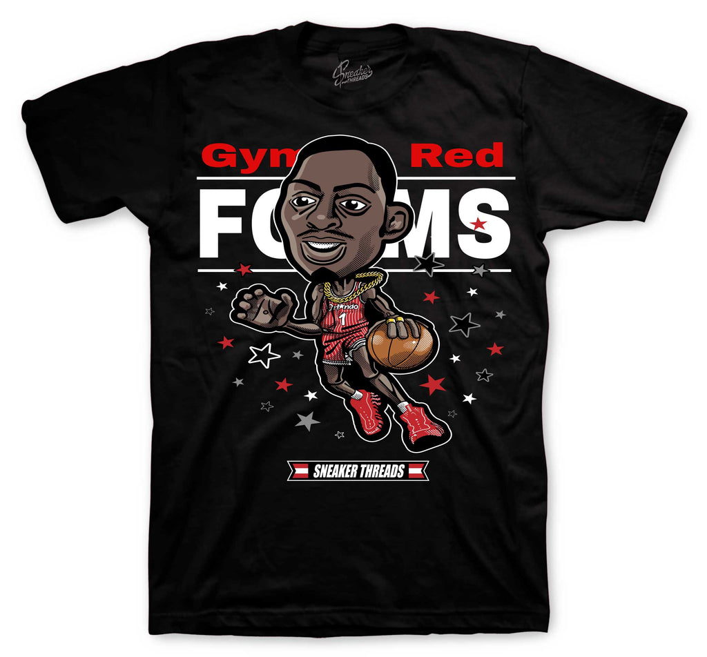 Foamposite Pro Gym Red Toon Shirt