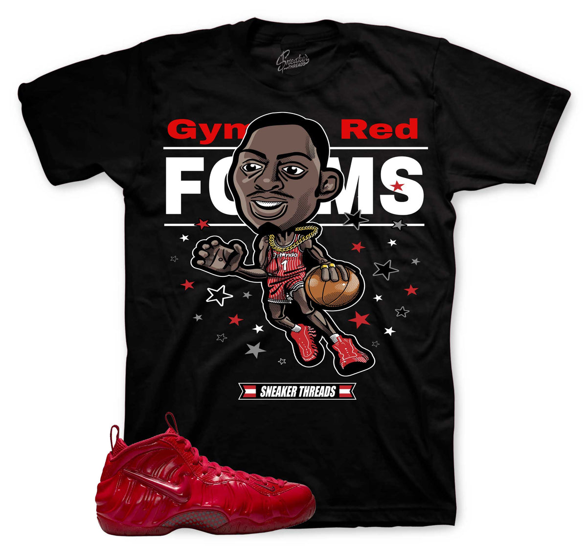 Foamposite Pro Gym Red Toon Shirt