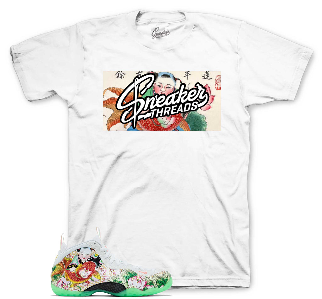 Foamposite Tianjin Sneaker Threads Shirt