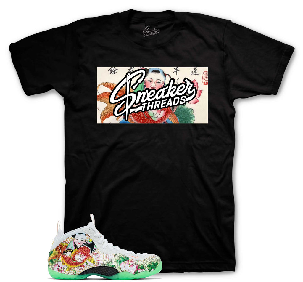 Foamposite Tianjin Sneaker Threads Shirt
