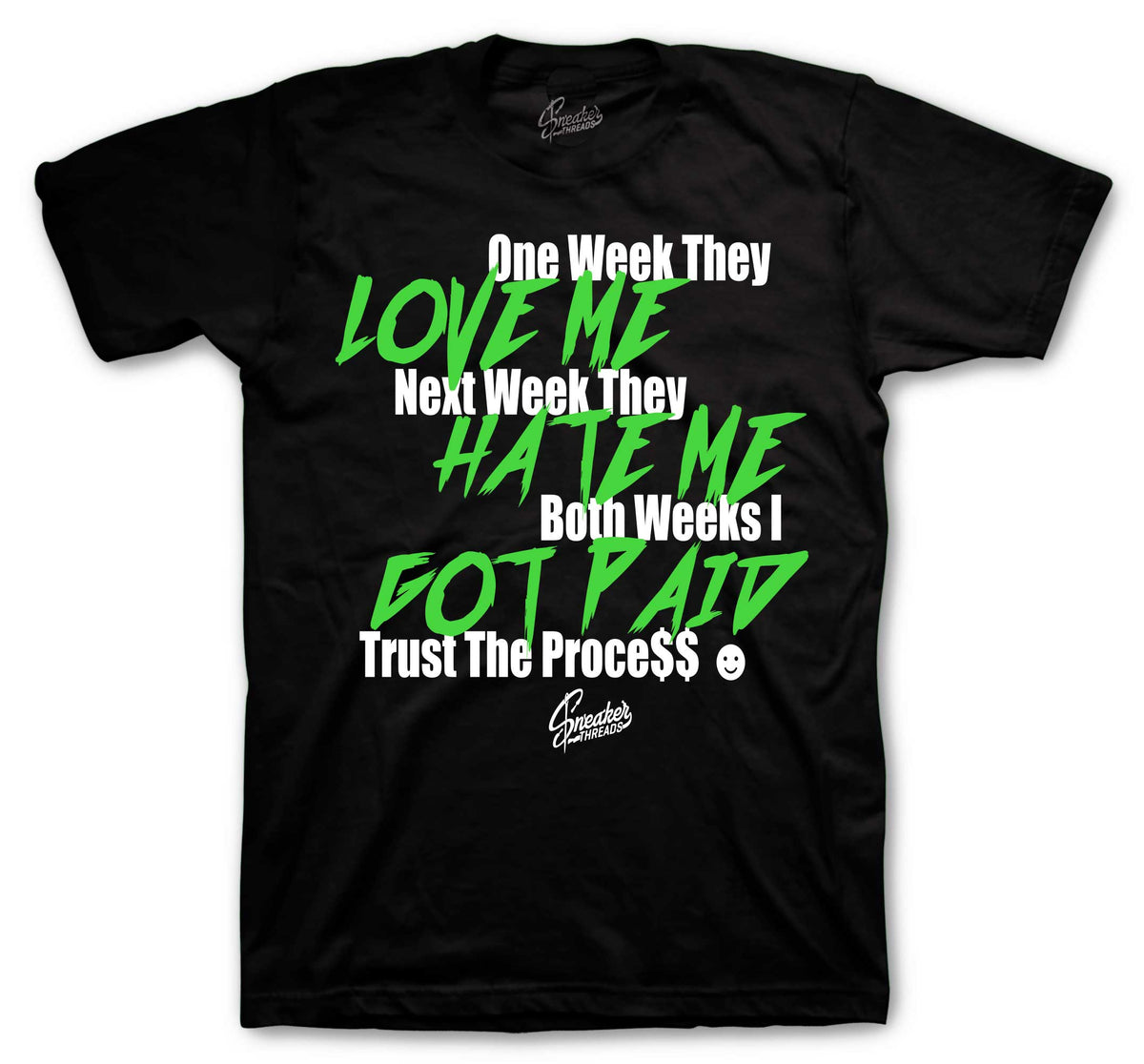 Jack TR Green Spark Trust The Process Shirt