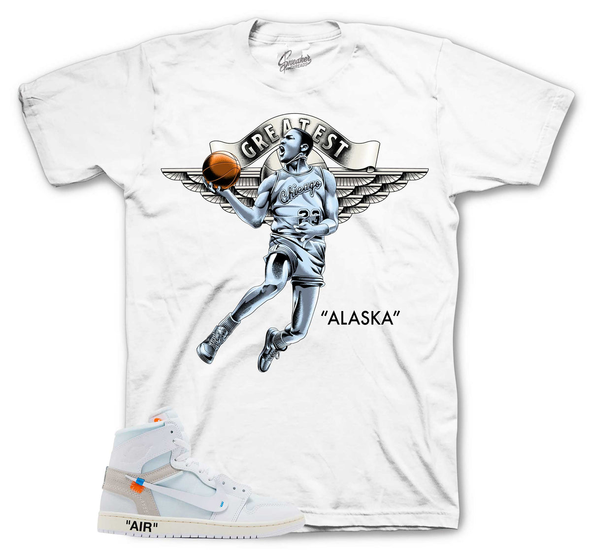 Retro 1 Alaska White Greatest Shirt