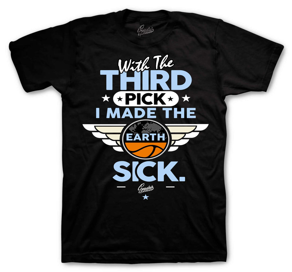 Retro 1 Alaska White Third Pick Shirt