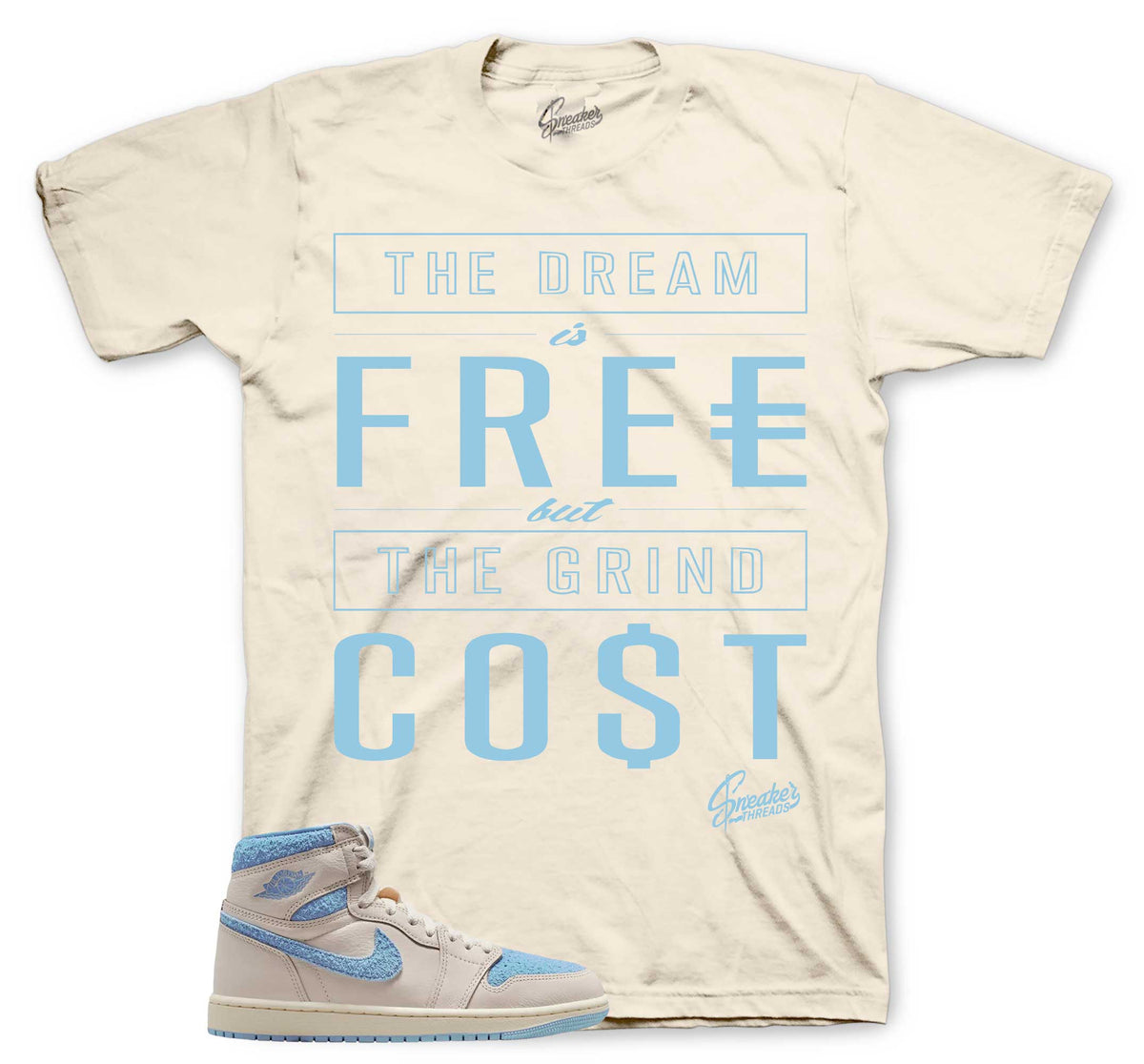 Retro 1 Psychic Blue Cost Shirt