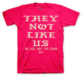 Retro 1 Travis Scott Tropical Pink Not Like Us Shirt