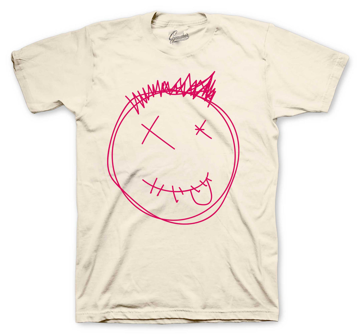 Retro 1 Travis Scott Tropical Pink Smiley Shirt