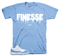 Retro 11 University Blue Finesse Shirt