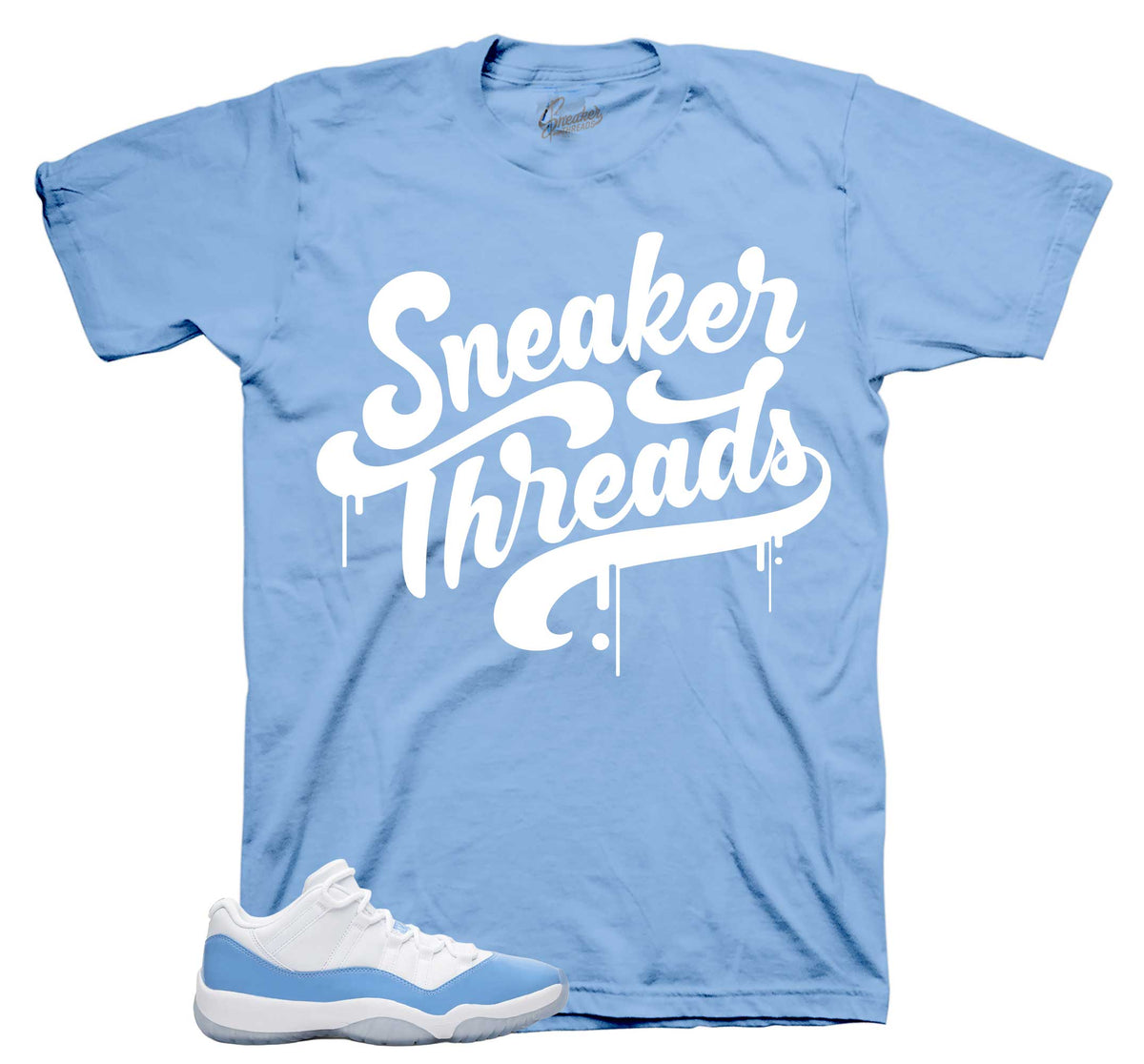 Retro 11 University Blue Sneaker Drip Shirt