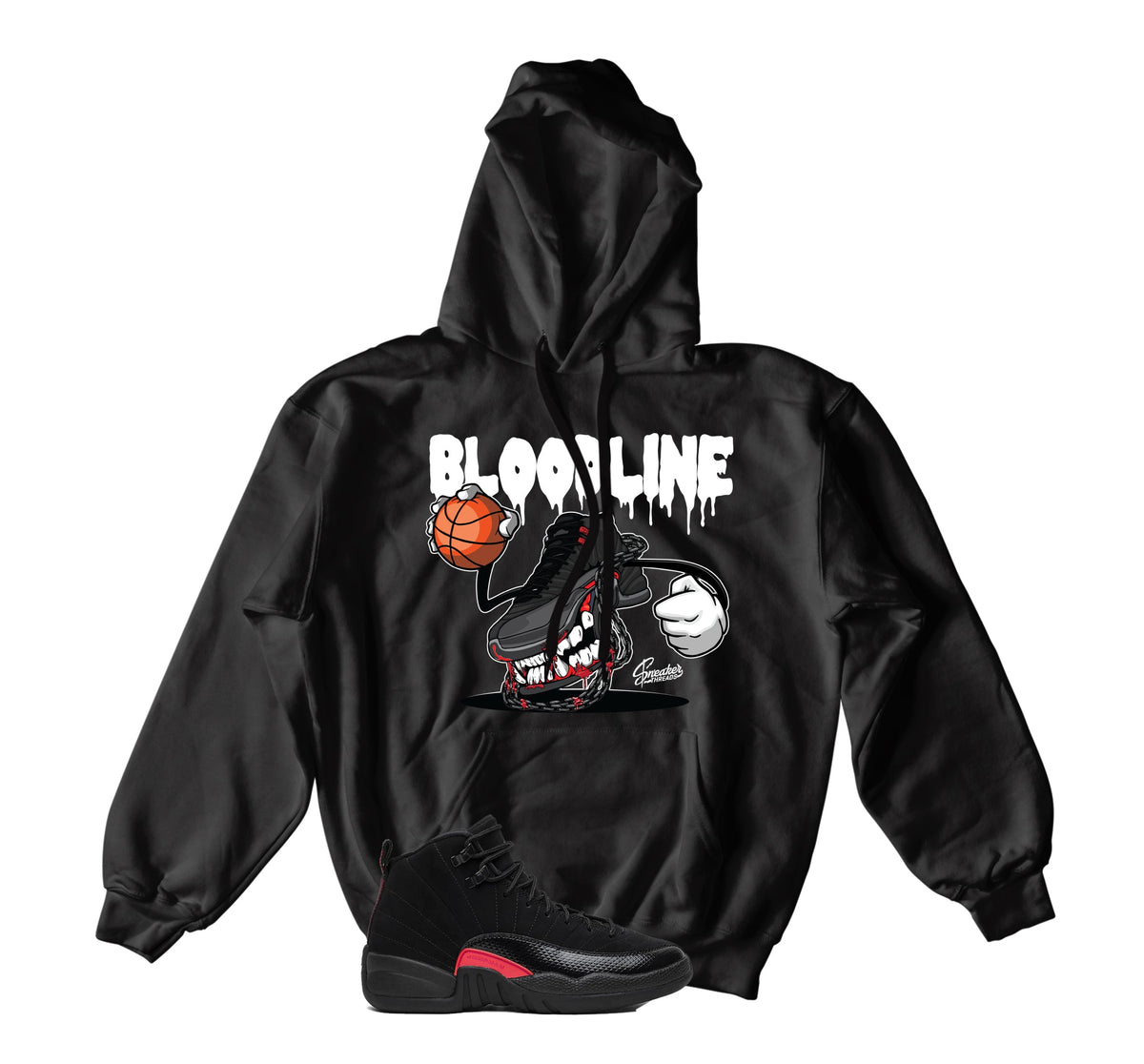 Retro 12 Bloodline Fly Kicks Hoody
