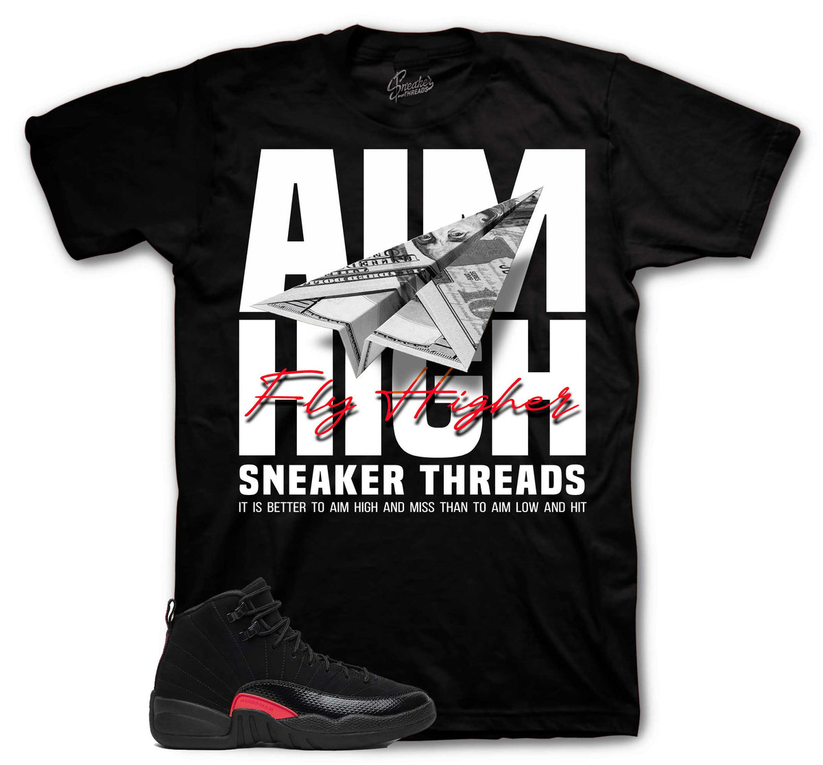 Retro 12 Bloodline Fly High Shirt