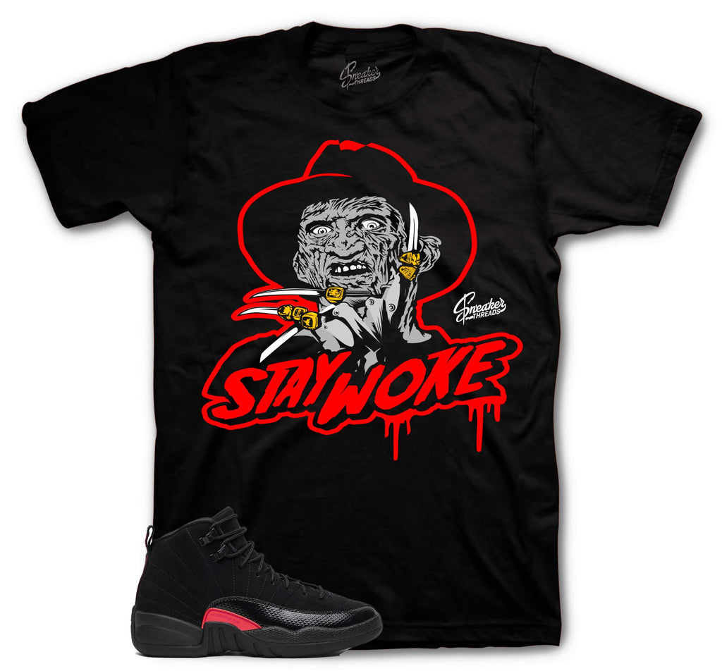 Retro 12 Bloodline Stay Woke Shirt