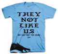 Retro 14 University Blue Not Like Us Shirt