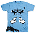 Retro 14 University Blue Raging Face Shirt
