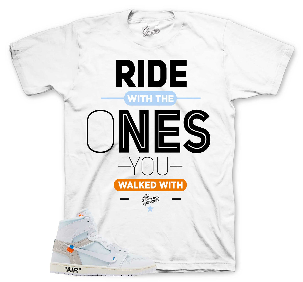 Retro 1 Alaska White Ride Shirt