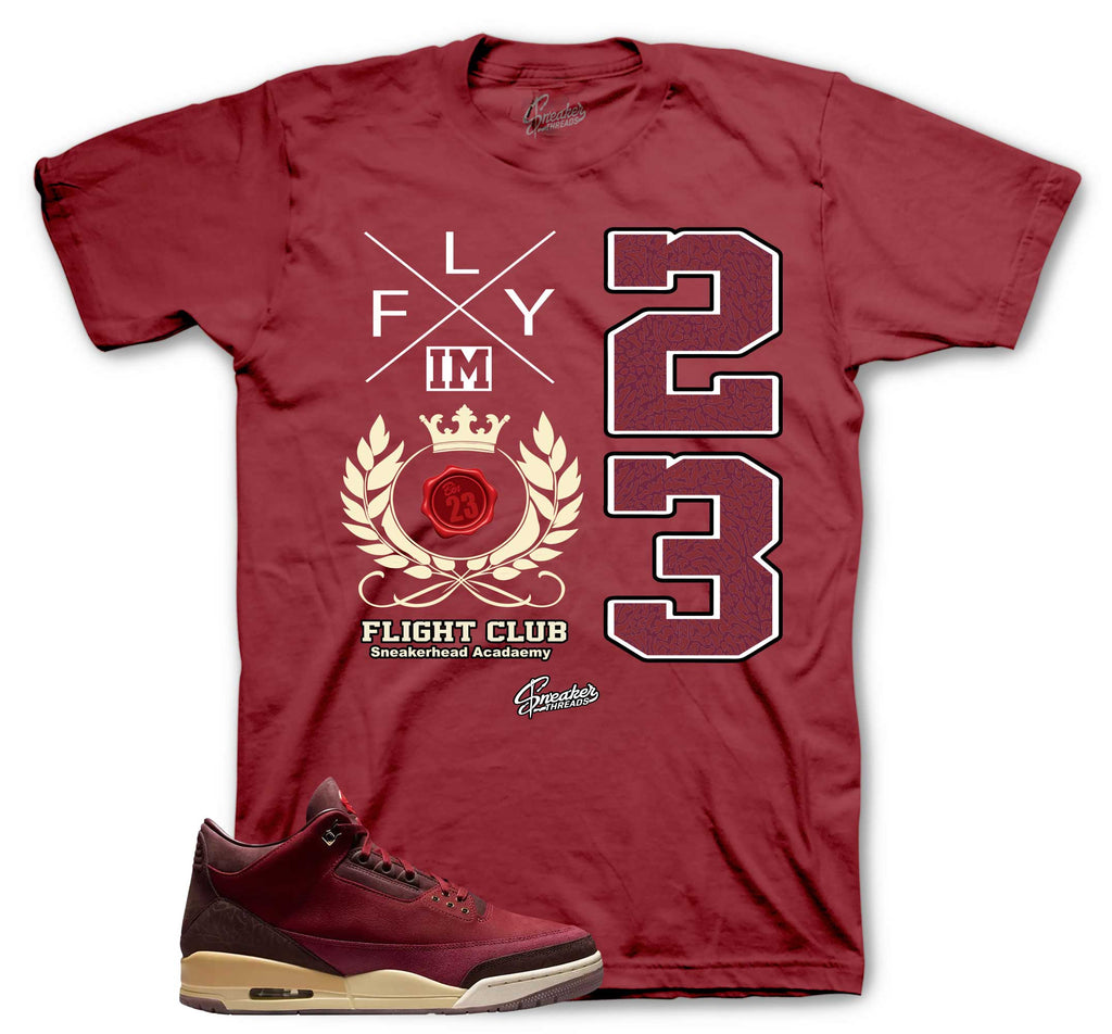 Retro 3 BIN 23 Flight Crest Shirt