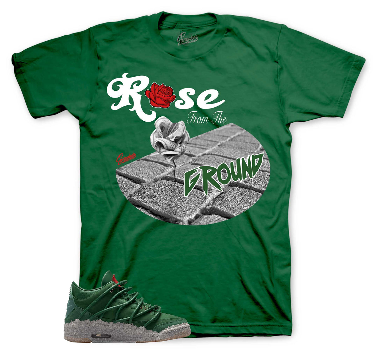 Retro 3 Concrete Rose From The Ground Shirt