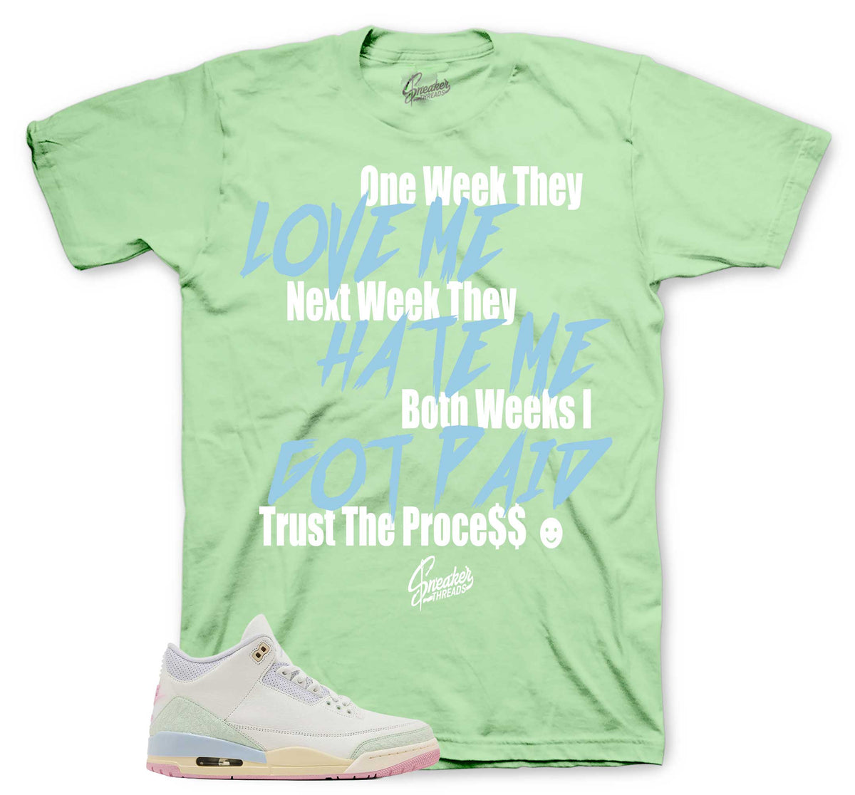 Retro 3 Spring Is In Air Trust The Process Shirt