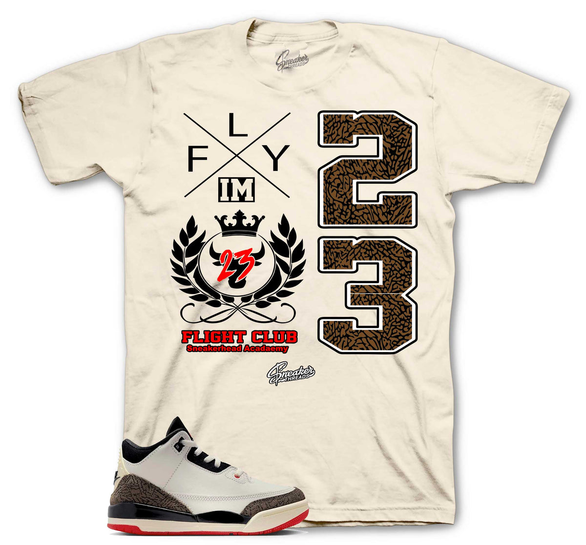 Retro 3 World's Best Dad Flight Crest Shirt