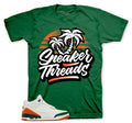 Retro 3 Miami ST Palms Shirt