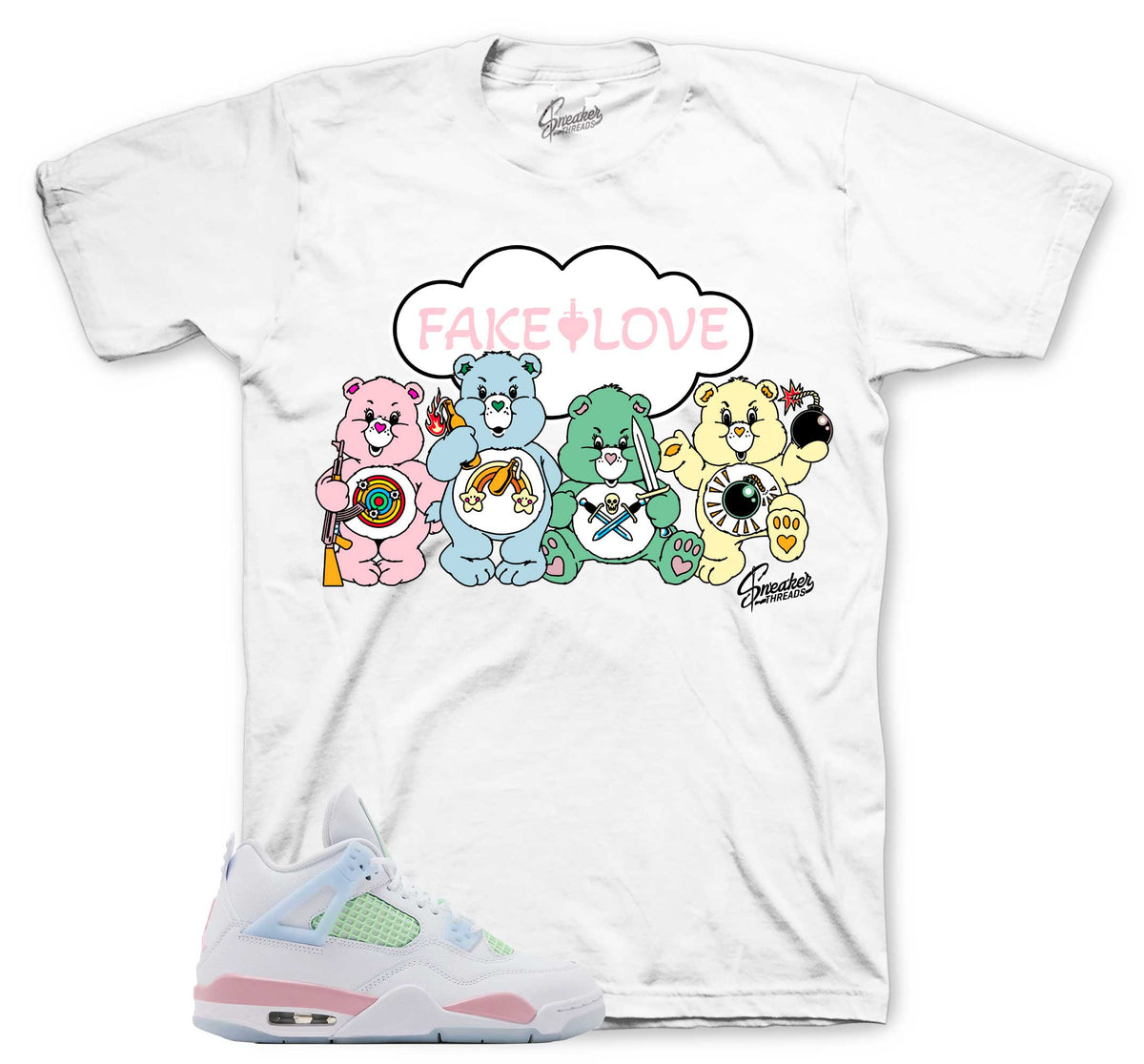 Retro 4 GS Valentine's Day Bears Shirt