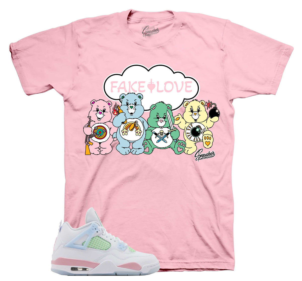 Retro 4 GS Valentine's Day Bears Shirt
