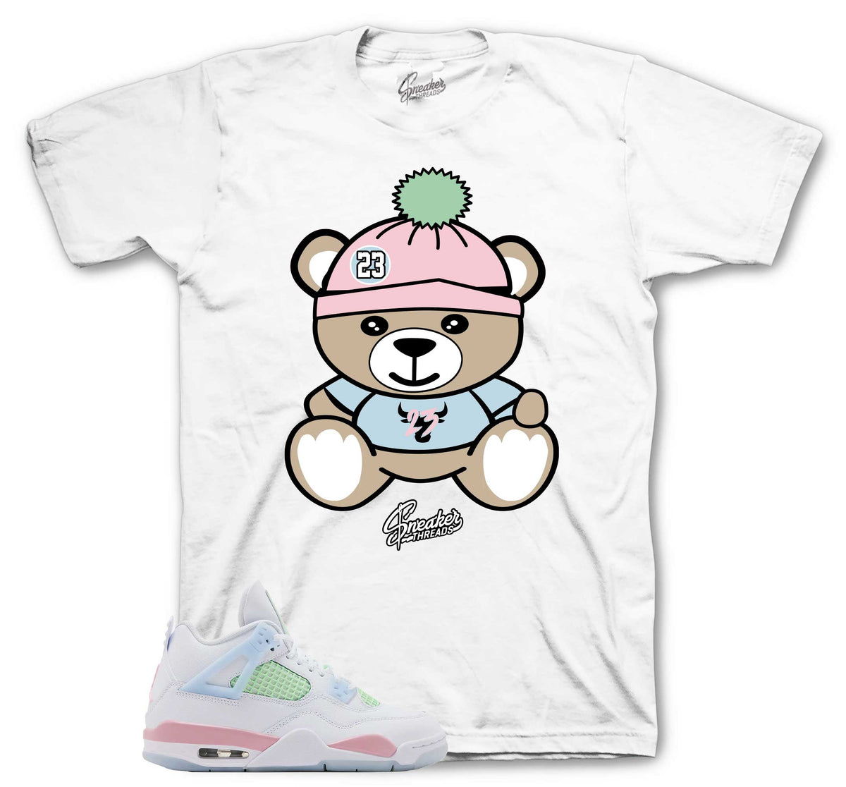 Retro 4 GS Valentine's Day Sneaker Bear Shirt
