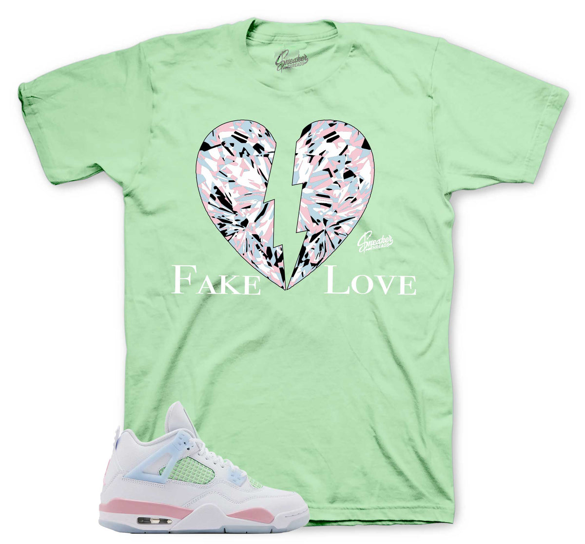 Retro 4 GS Valentine's Day Fake Love Shirt