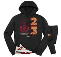 Retro 4 Brick After Brick Crest Hoodie Jogger Set