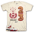 Retro 4 Brick After Brick Flight Crest Shirt