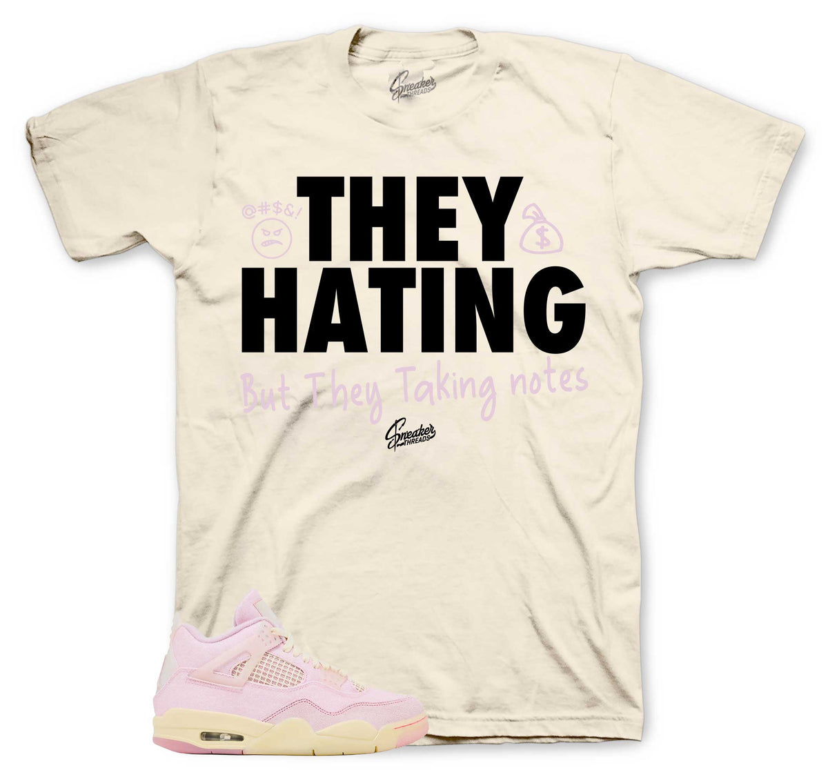 Retro 4 Iced Carmine They Hating Shirt