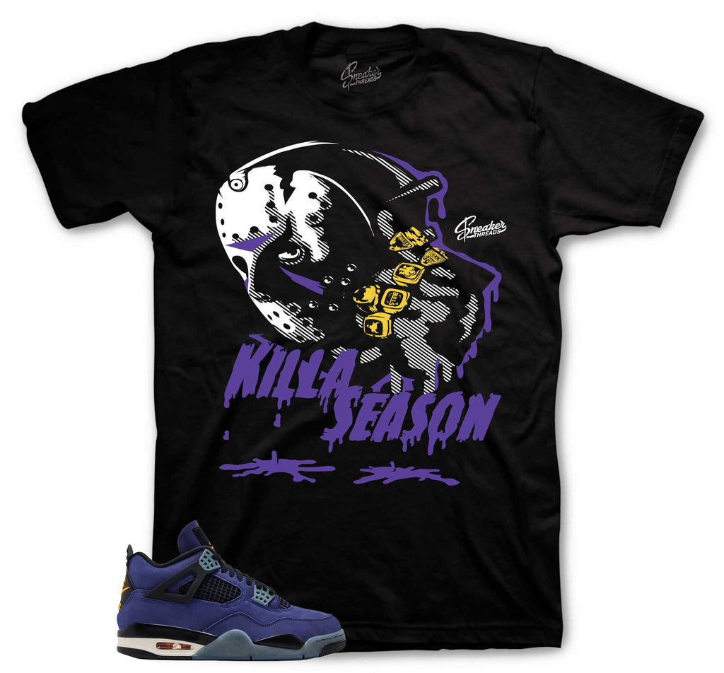 Retro 4 Imperial Purple Killa Season Shirt