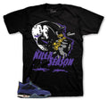 Retro 4 Imperial Purple Killa Season Shirt
