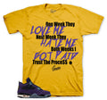 Retro 4 Imperial Purple Trust The Process Shirt