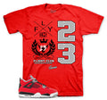 Retro 4 Toro Bravo Flight Crest Shirt