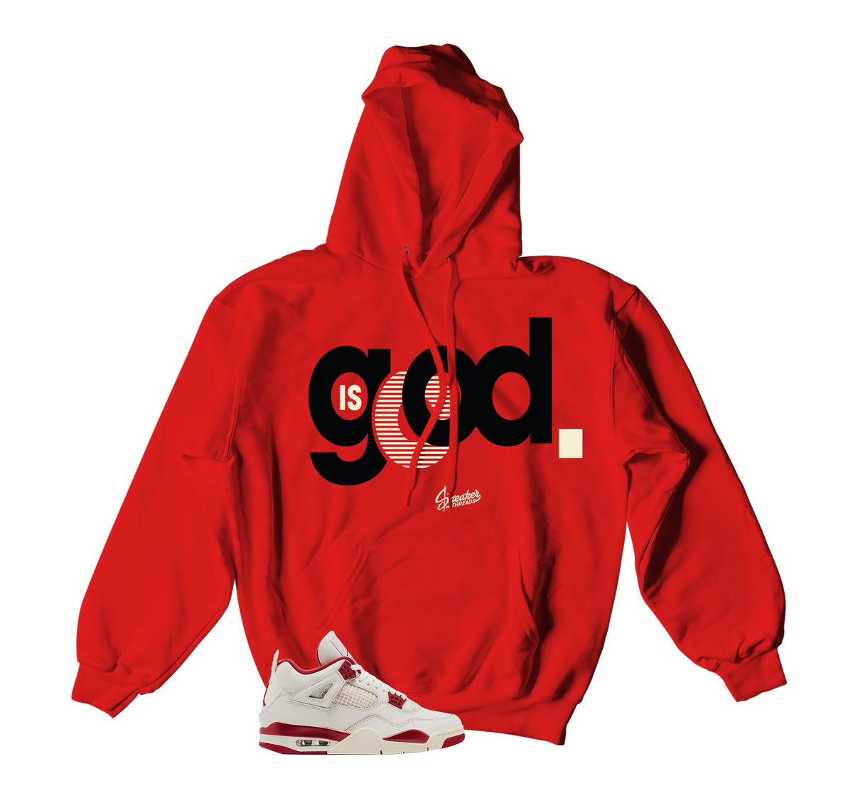 Retro 4 Valentine's Day God Is Good Hoody